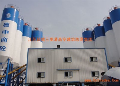商砼搅拌站水泥储罐防腐欢迎您